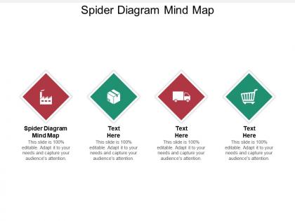Spider diagram mind map ppt powerpoint presentation icon graphics download cpb