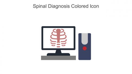 Spinal Diagnosis Colored Icon In Powerpoint Pptx Png And Editable Eps Format