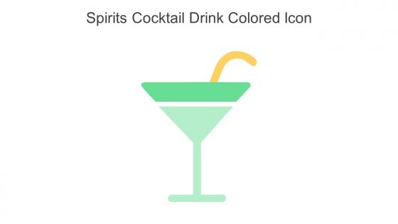 Spirits Cocktail Drink Colored Icon In Powerpoint Pptx Png And Editable Eps Format