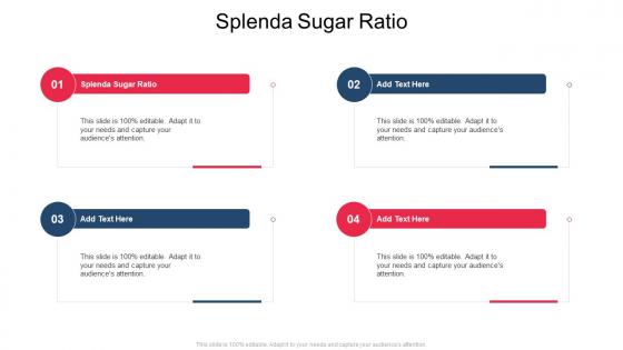 Splenda Sugar Ratio In Powerpoint And Google Slides Cpb