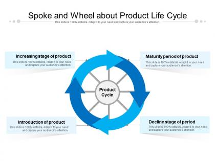 Spoke and wheel about product life cycle