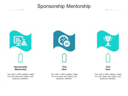 Sponsorship mentorship ppt powerpoint presentation summary graphics tutorials cpb