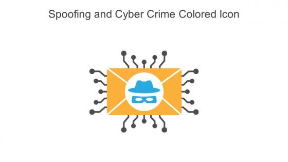 Spoofing And Cyber Crime Colored Icon In Powerpoint Pptx Png And Editable Eps Format