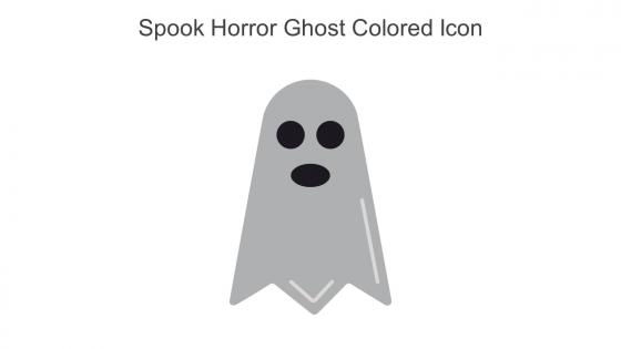 Spook Horror Ghost Colored Icon In Powerpoint Pptx Png And Editable Eps Format