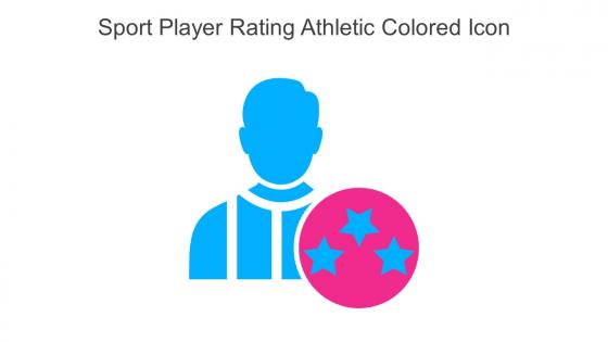 Sport Player Rating Athletic Colored Icon In Powerpoint Pptx Png And Editable Eps Format