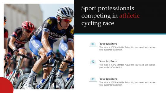 Sport Professionals Competing In Athletic Cycling Race