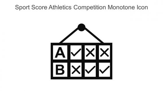 Sport Score Athletics Competition Monotone Icon In Powerpoint Pptx Png And Editable Eps Format