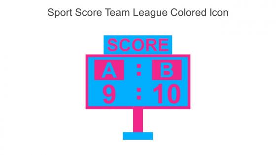 Sport Score Team League Colored Icon In Powerpoint Pptx Png And Editable Eps Format