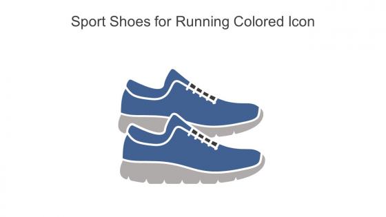Sport Shoes For Running Colored Icon In Powerpoint Pptx Png And Editable Eps Format