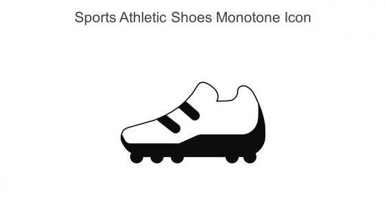 Sports Athletic Shoes Monotone Icon In Powerpoint Pptx Png And Editable Eps Format