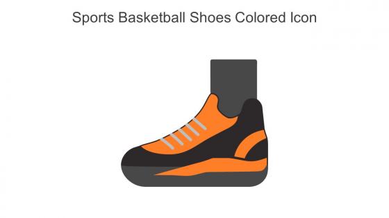 Sports Basketball Shoes Colored Icon In Powerpoint Pptx Png And Editable Eps Format