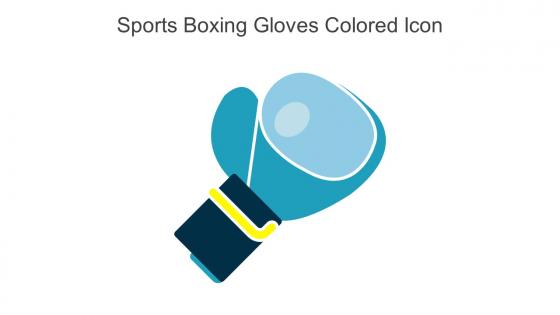 Sports Boxing Gloves Colored Icon In Powerpoint Pptx Png And Editable Eps Format