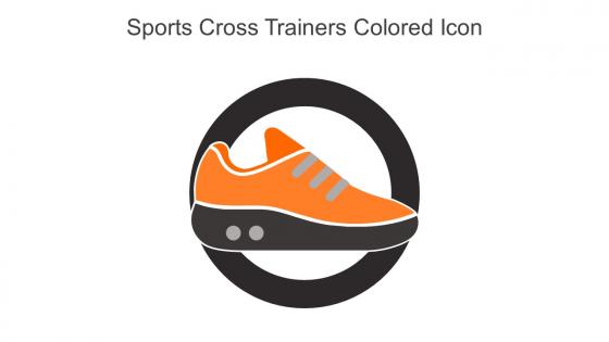 Sports Cross Trainers Colored Icon In Powerpoint Pptx Png And Editable Eps Format