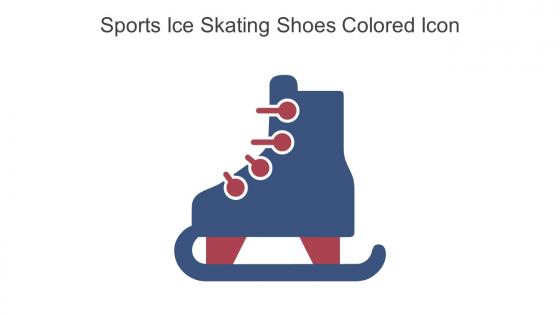 Sports Ice Skating Shoes Colored Icon In Powerpoint Pptx Png And Editable Eps Format