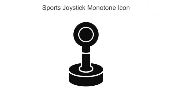 Sports Joystick Monotone Icon In Powerpoint Pptx Png And Editable Eps Format