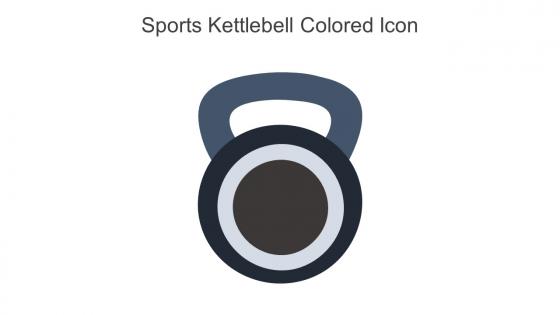 Sports Kettlebell Colored Icon in powerpoint pptx png and editable eps format