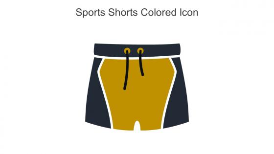 Sports Shorts Colored Icon In Powerpoint Pptx Png And Editable Eps Format