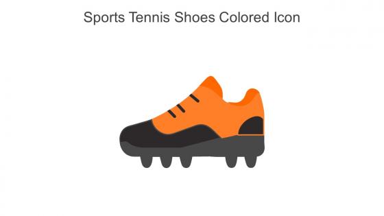 Sports Tennis Shoes Colored Icon In Powerpoint Pptx Png And Editable Eps Format