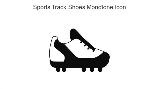 Sports Track Shoes Monotone Icon In Powerpoint Pptx Png And Editable Eps Format