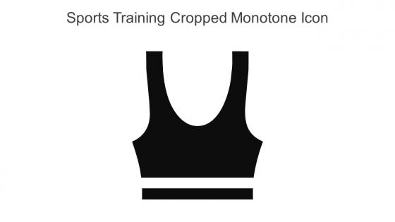 Sports Training Cropped Monotone Icon In Powerpoint Pptx Png And Editable Eps Format