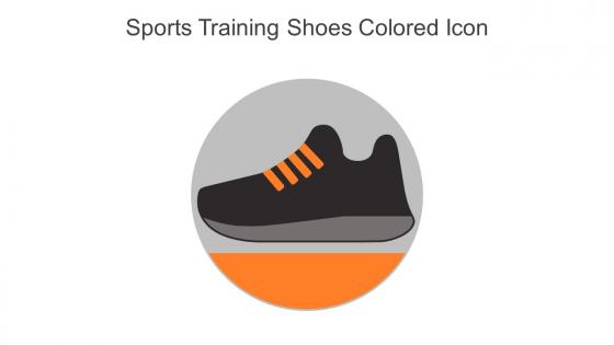Sports Training Shoes Colored Icon In Powerpoint Pptx Png And Editable Eps Format