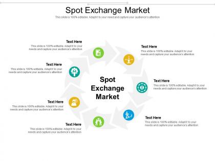 Spot exchange market ppt powerpoint presentation pictures background designs cpb