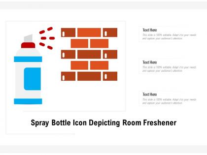 Spray bottle icon depicting room freshener