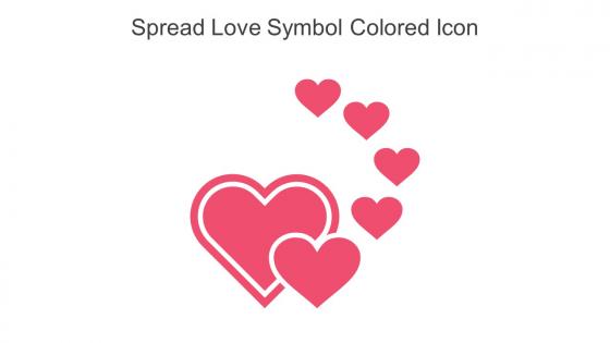 Spread Love Symbol Colored Icon In Powerpoint Pptx Png And Editable Eps Format
