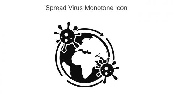 Spread Virus Monotone Icon In Powerpoint Pptx Png And Editable Eps Format