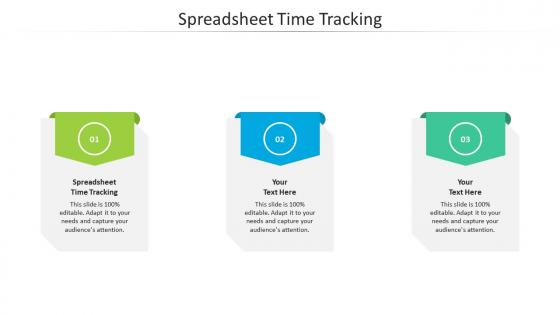 Spreadsheet time tracking ppt powerpoint presentation model vector cpb
