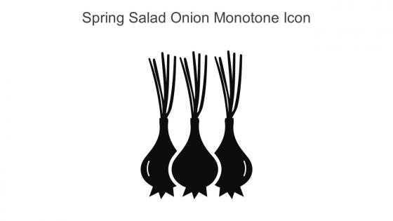 Spring Salad Onion Monotone Icon In Powerpoint Pptx Png And Editable Eps Format