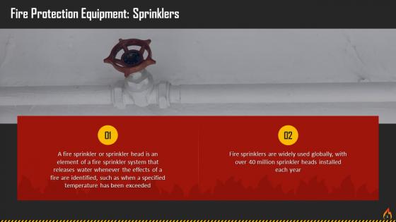 Sprinklers As Protection Equipment At Workplaces Training Ppt