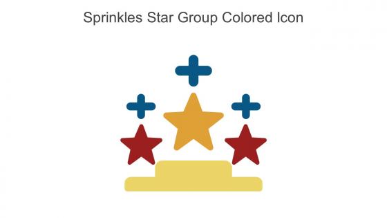 Sprinkles Star Group Colored Icon In Powerpoint Pptx Png And Editable Eps Format