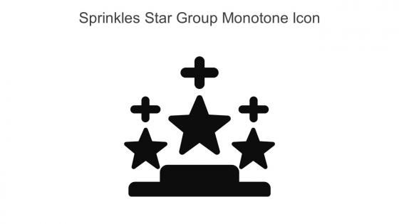 Sprinkles Star Group Monotone Icon In Powerpoint Pptx Png And Editable Eps Format