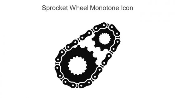 Sprocket Wheel Monotone Icon In Powerpoint Pptx Png And Editable Eps Format