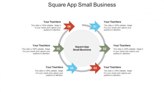 Square app small business ppt powerpoint presentation ideas clipart images cpb