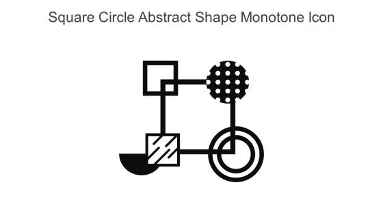 Square Circle Abstract Shape Monotone Icon In Powerpoint Pptx Png And Editable Eps Format