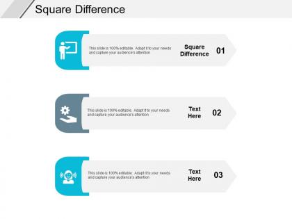 Square difference ppt powerpoint presentation icon layouts cpb