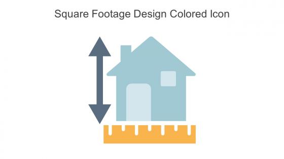Square Footage Design Colored Icon In Powerpoint Pptx Png And Editable Eps Format