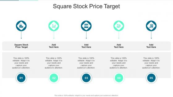 Square Stock Price Target In Powerpoint And Google Slides Cpb