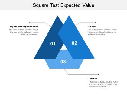 Square test expected value ppt powerpoint presentation gallery background designs cpb