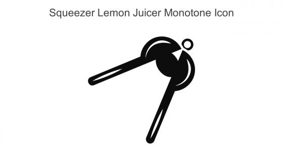 Squeezer Lemon Juicer Monotone Icon In Powerpoint Pptx Png And Editable Eps Format