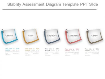Stability assessment diagram template ppt slide