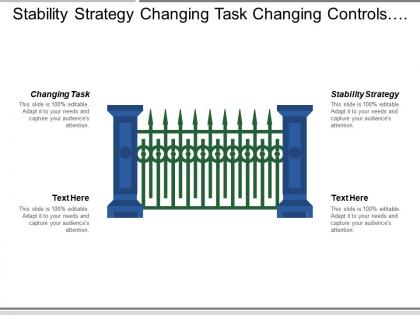 Stability strategy changing task changing controls techniques strategic
