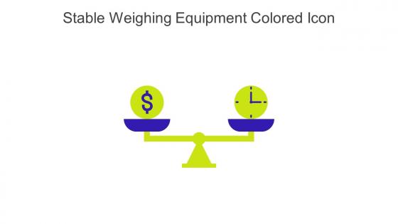Stable Weighing Equipment Colored Icon In Powerpoint Pptx Png And Editable Eps Format