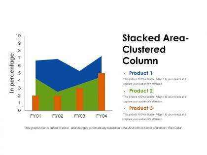 Stacked area clustered column powerpoint show