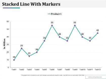 Stacked line with markers ppt styles tips