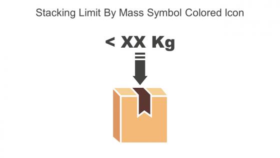 Stacking Limit By Mass Symbol Colored Icon In Powerpoint Pptx Png And Editable Eps Format