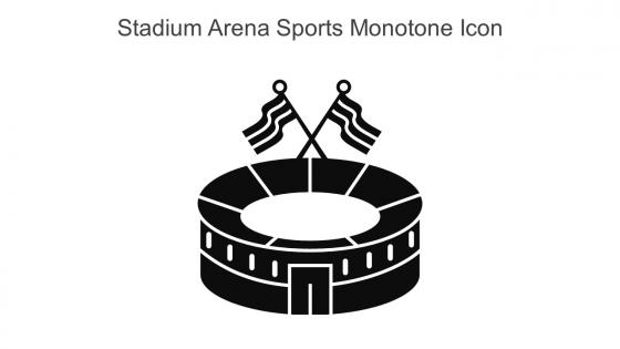 Stadium Arena Sports Monotone Icon In Powerpoint Pptx Png And Editable Eps Format