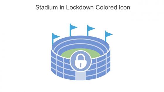Stadium In Lockdown Colored Icon In Powerpoint Pptx Png And Editable Eps Format